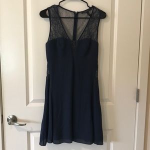 BCBGMAXAZARIA Lace mesh dress